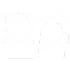 Mercedes-Benz Sprinter MK2 1999 - 2005 (2 Pieces 0 Clips) Car Mats
