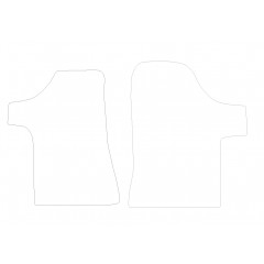 Mercedes-Benz Vito 2003 - 2015 (2 Pieces 0 Clips) Car Mats