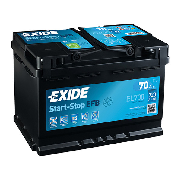 Exide EFB 096 Battery Type Car Batteries RAC Shop