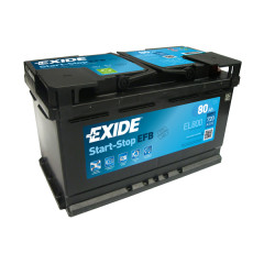 EXIDE EFB 115 BATTERY EL800 80AH 720CCA L315 X W175 X H190 0/1 B13