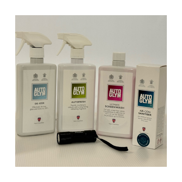 Autoglym Winter Bundle 1 DeIcer, Autofresh, Sanitiser, Screenwash