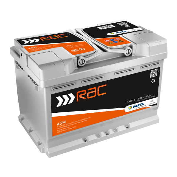 VARTA 096 AGM RAC BATTERY RAC011 70AH 760CCA L278 x W175 x H190 0/1