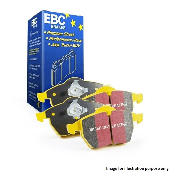 EBC Yellowstuff Front Brake Pads | 97-99 Jeep Cherokee 2.5 82mm High Rotors