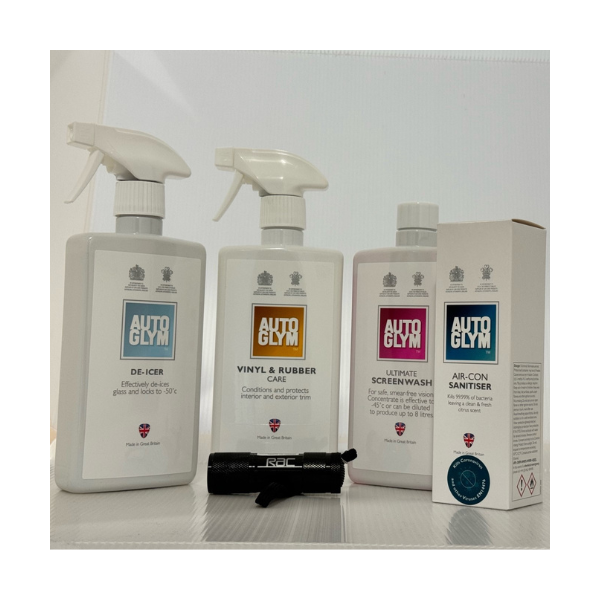 Autoglym Winter Bundle 2 DeIcer, Vinyl & Rubber Care, Sanitiser