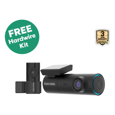 3 Channel Rear View Mirror Camera - 4K Triple Dash Cam With GPS & Night Vision
