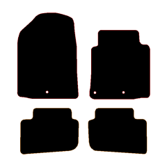 Hyundai Ioniq Hybrid 2020 - Current (4 Pieces 3 Clips) Car Mats