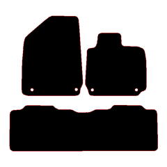Hyundai IONIQ 6 2022 - Current (3 Pieces 4 Clips) Car Mats