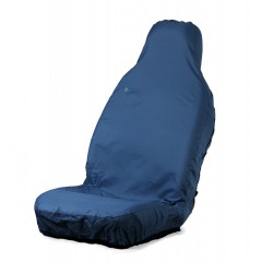 VOCOSTE Dark Blue Universal Front Bucket Seat Cover – Durable Polyester, Fits Car/SUV (1-Piece, 21.5"x20.5" Cushion, 33"x22" Backrest)