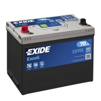 EB705 EXIDE EXCELL BATTERY 031 70AH 540CCA L270 X W173 X H222 1/1 B9